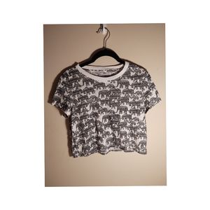 Girls cropped shirt